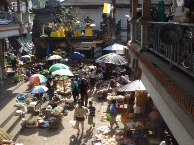 Market Gianyar, Bali. Crops fresh from the field for hotels or for the locals