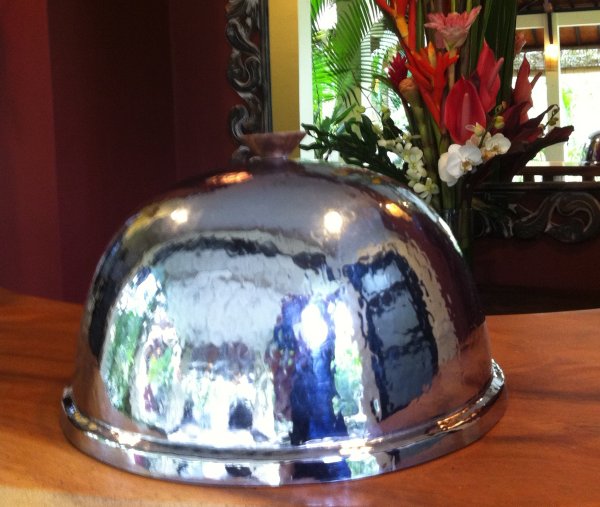 Ubud boetiek hotels serveren onder een cloche